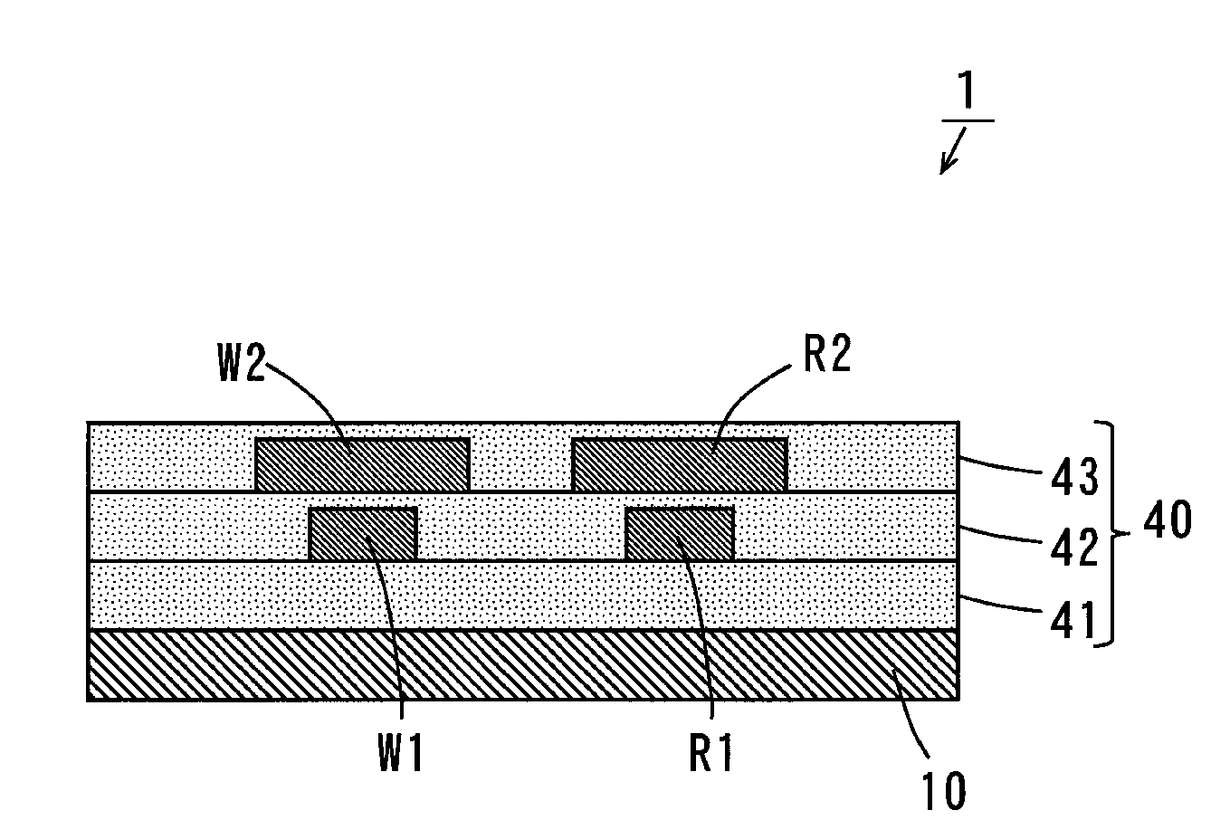 Printed circuit board having a layered signal line pair, a suspension board
