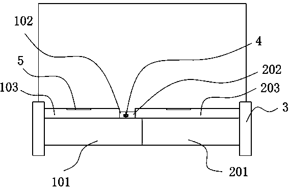 Anti-foreign object plugging structure for elevator door