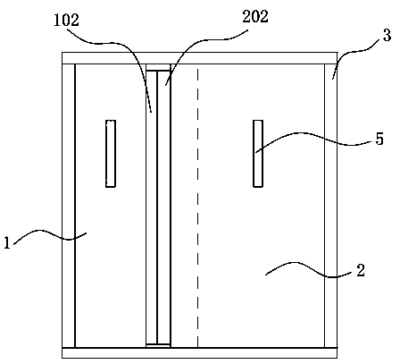 Anti-foreign object plugging structure for elevator door