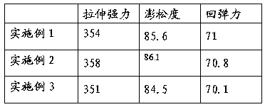 Thin type glue-less cotton raw material ratio and mixing method thereof