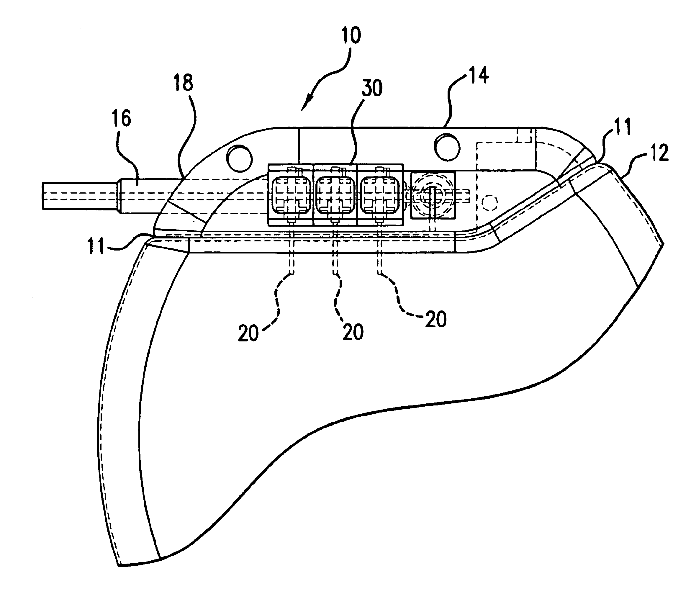 Connector apparatus for a medical device