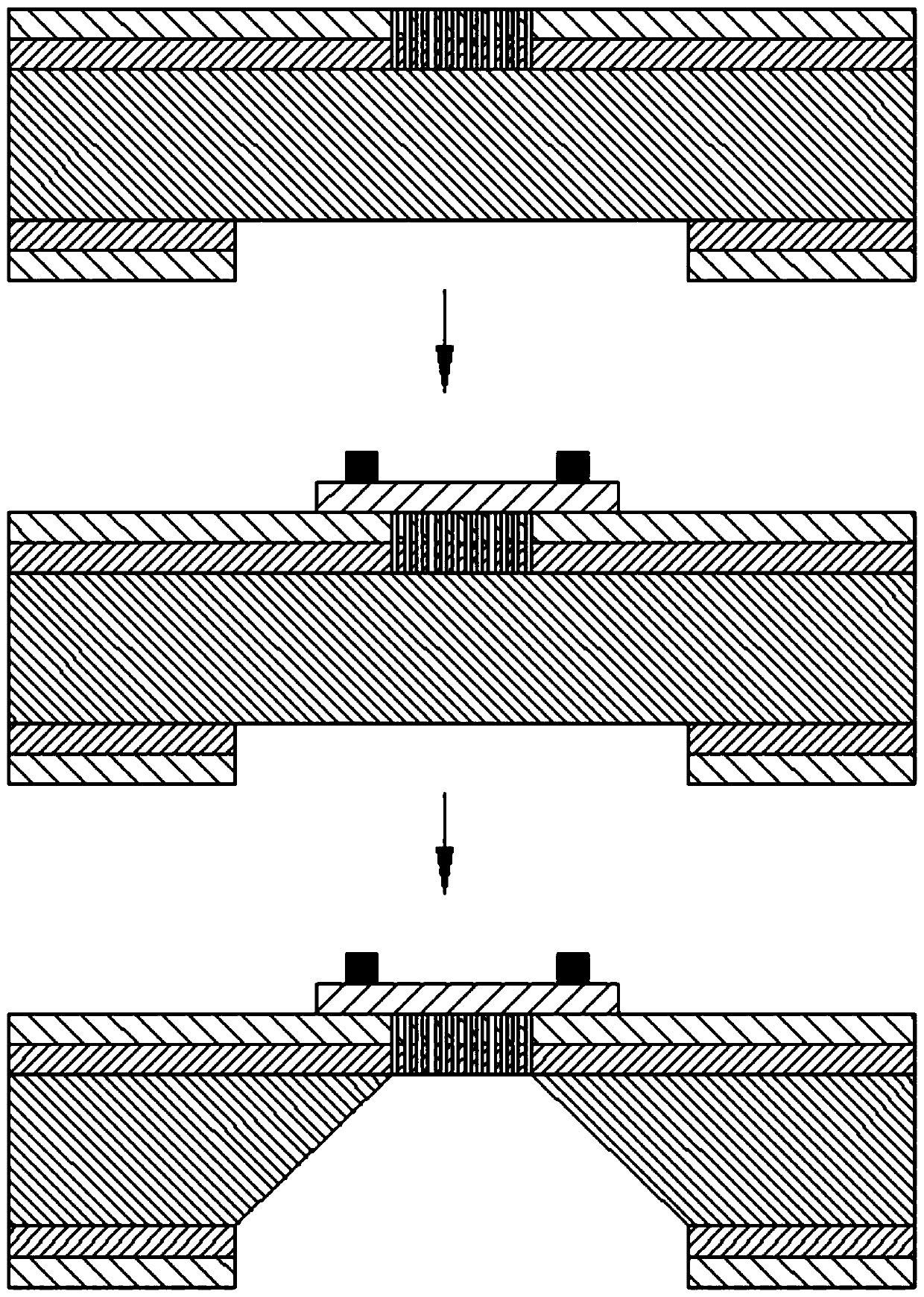 Suspension array hole graphene MEMS micropressure sensor and fabrication method thereof