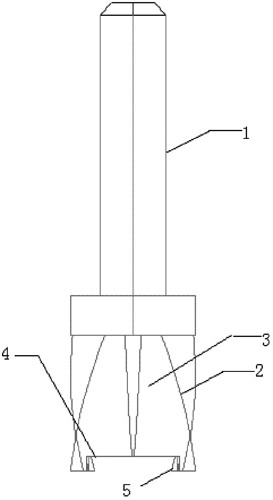 Drilling tool for processing annular groove