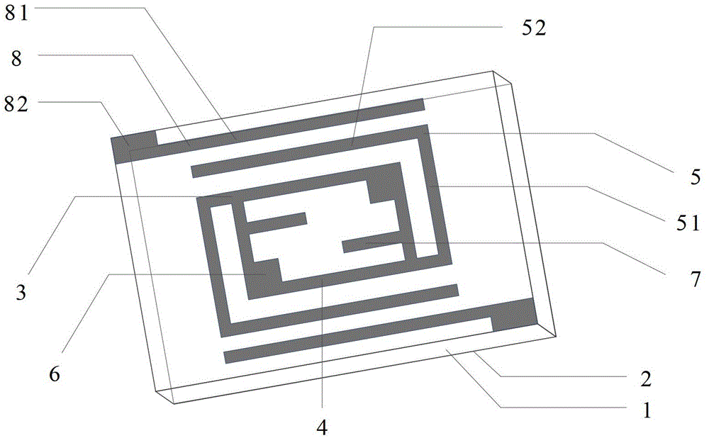 Multimode wide-band filter based on multi-branch loaded square resonance ring