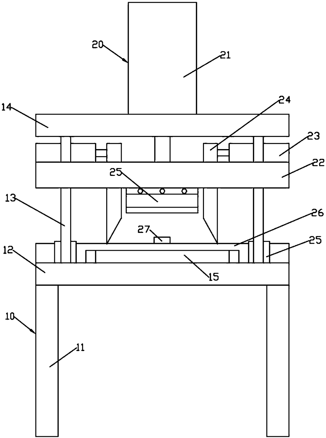 Automatic centered cutting mechanism for electric wire penetrating groove plates