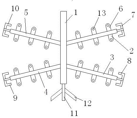 Stirrer for building concrete