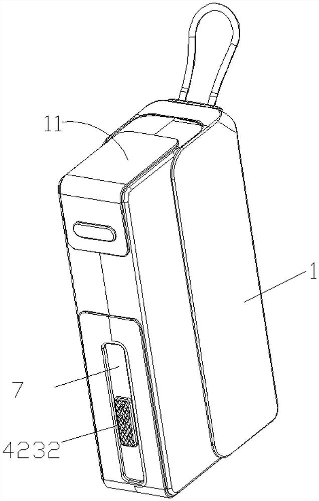 Compressed towel storing and discharging device