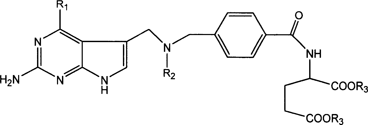 Folid acid derivatives and their salts for preparing antitumor medicine