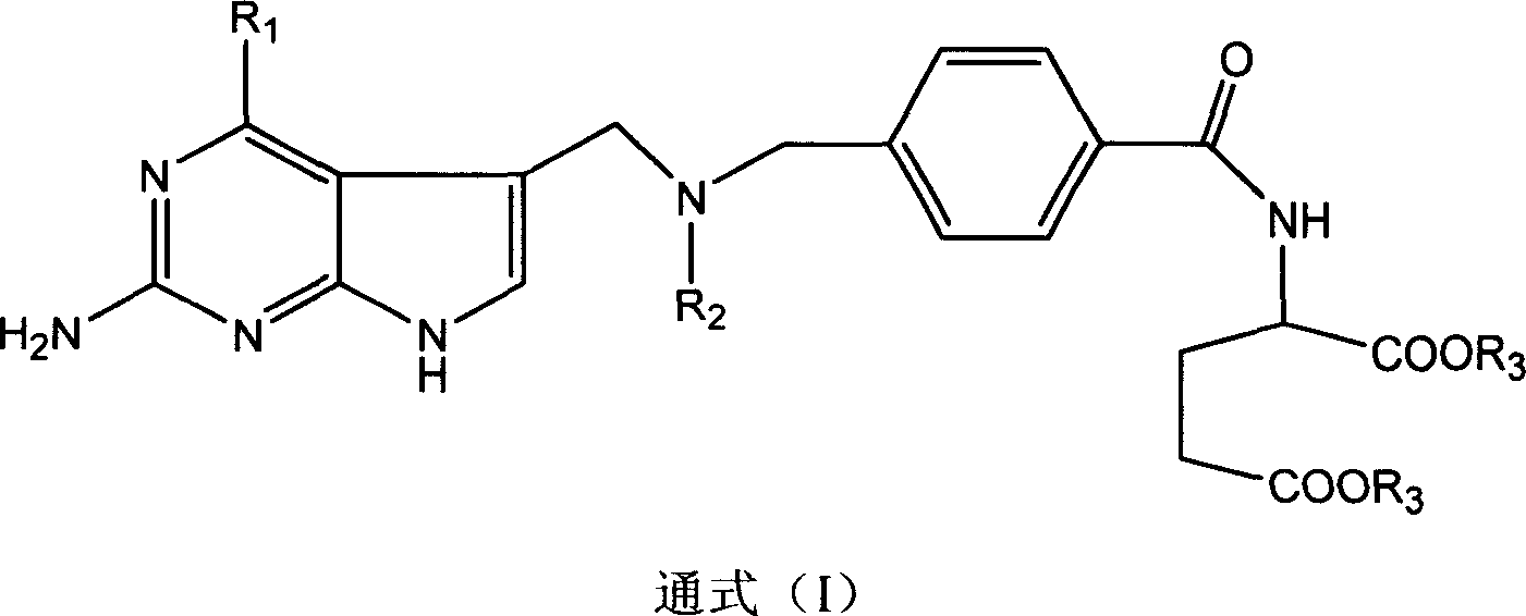 Folid acid derivatives and their salts for preparing antitumor medicine