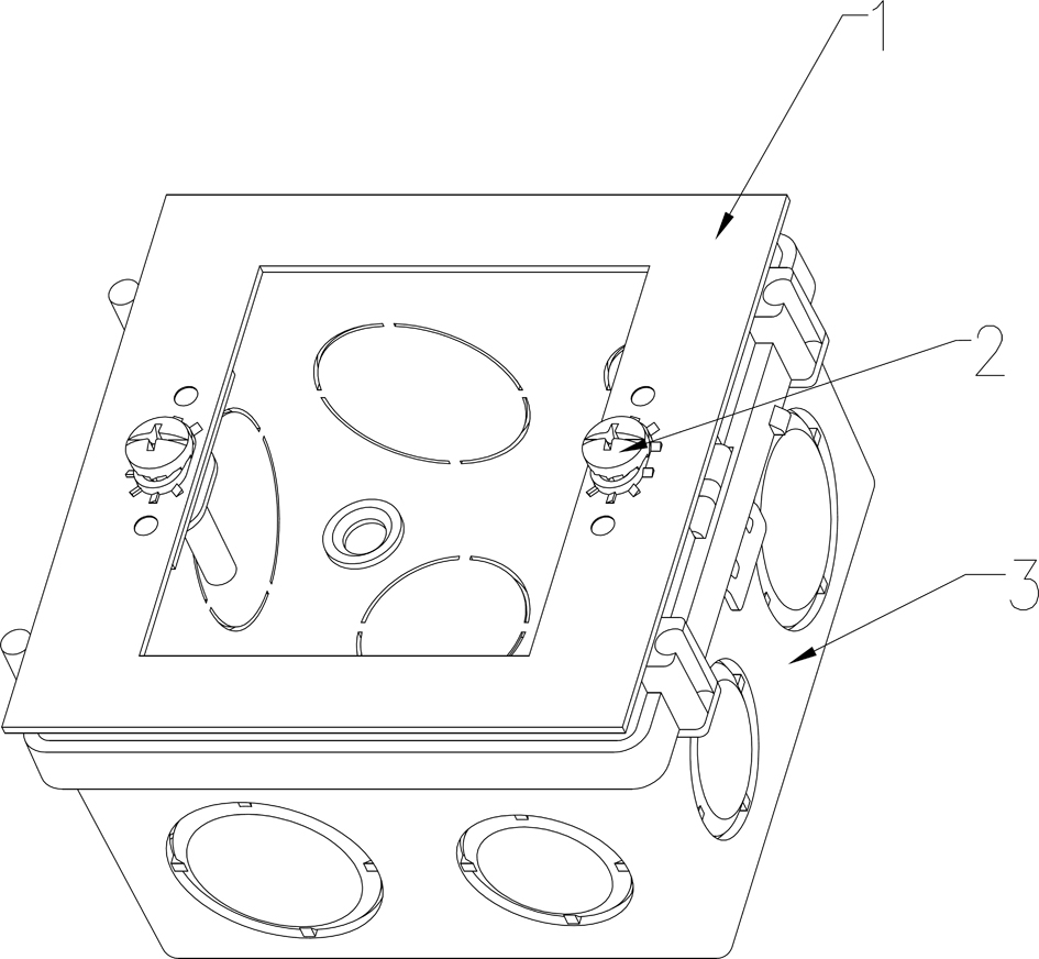 Device for wall switch socket installation