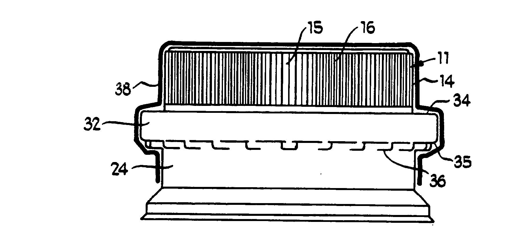 Color-coded closure system with heat attached tamper evidencing band
