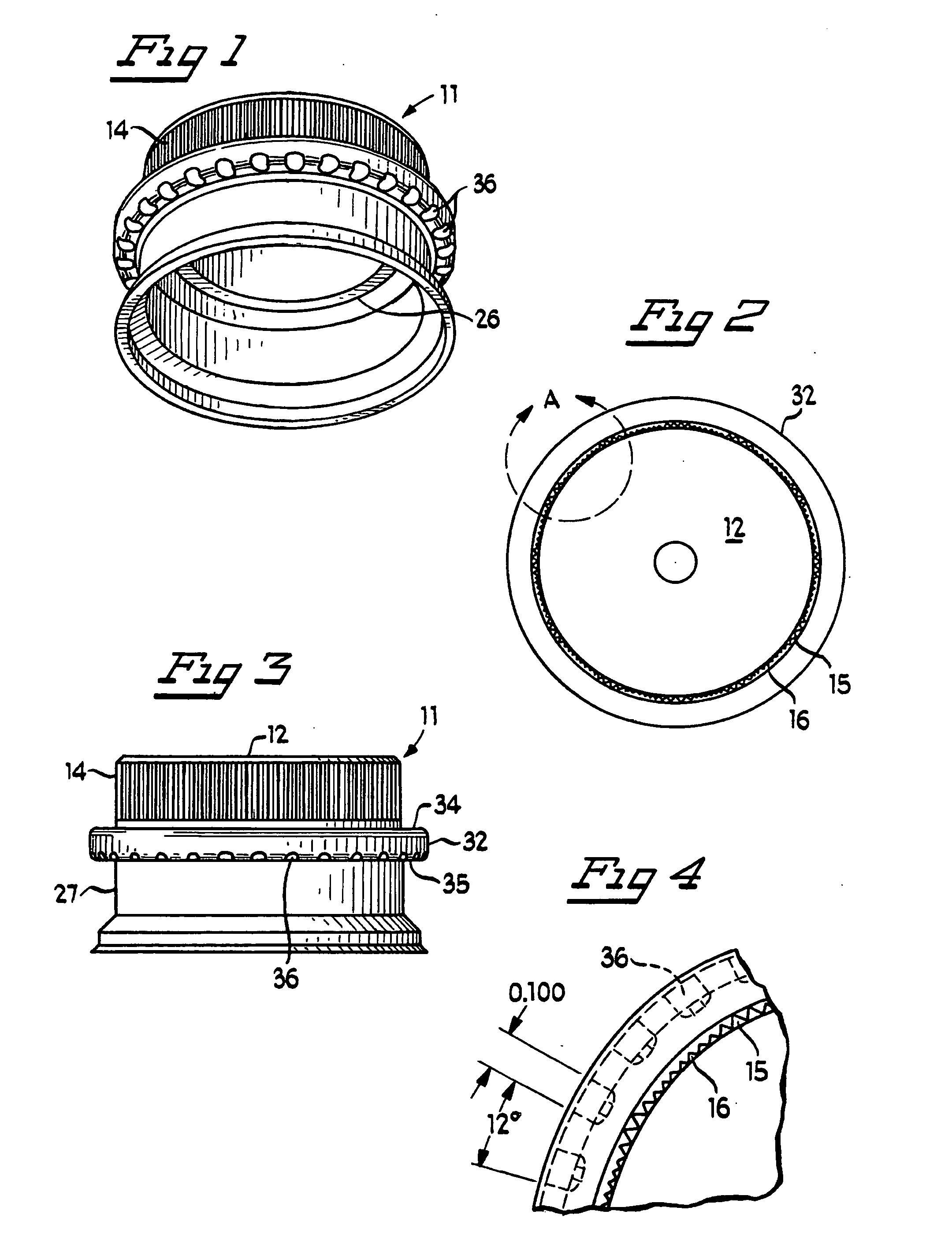 Color-coded closure system with heat attached tamper evidencing band