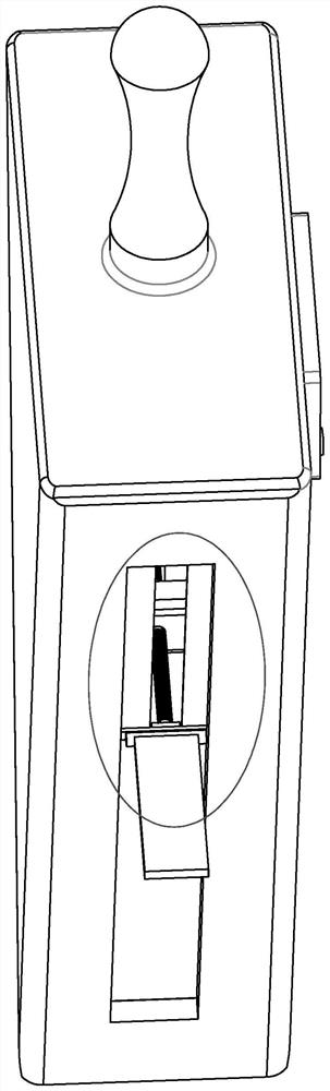 Rapid measuring tool and measuring method for building separation seam