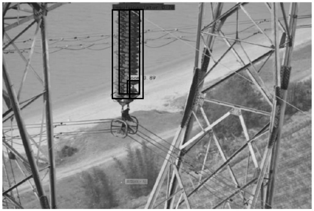 Power transmission line insulator burst identification method and device