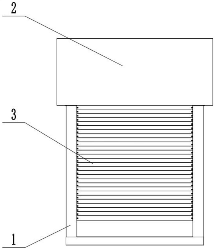 Venetian blind folding and unfolding mechanism and electric blind window thereof