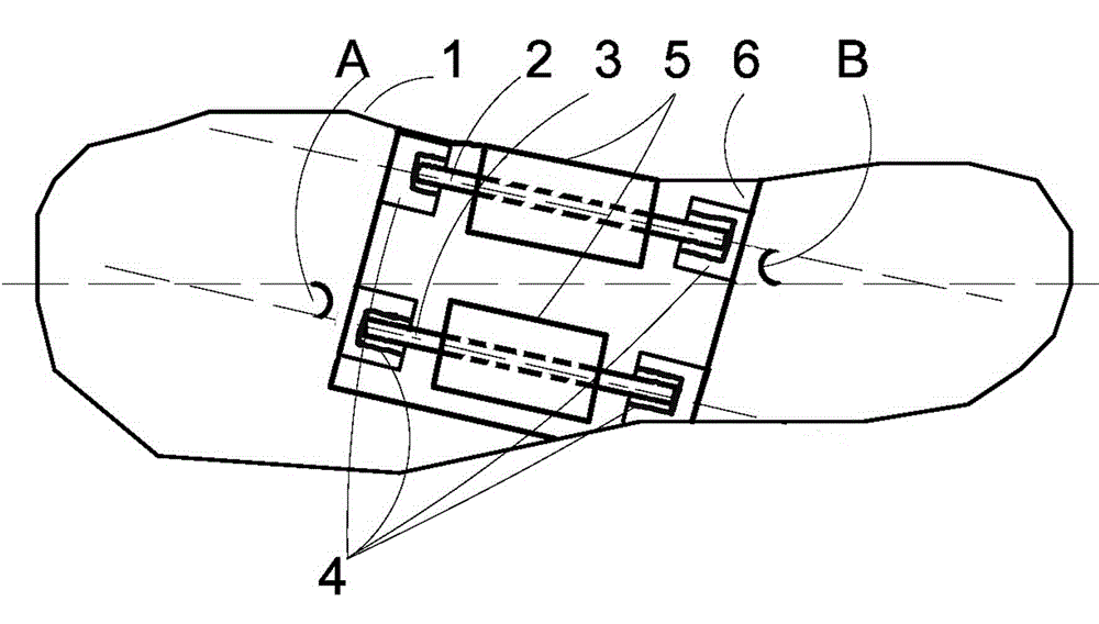 Skidding wheel shoe