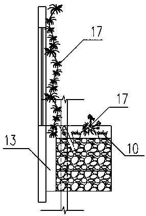 A rainwater collection and reuse device for building vertical greening