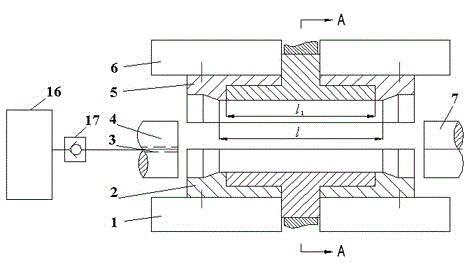 Forming device and method for high-precision hollow component