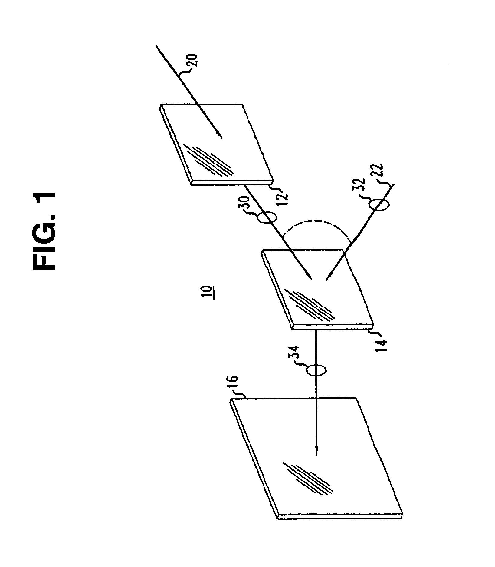 Article comprising holographic medium between substrates having environmental barrier seal and process for preparing same