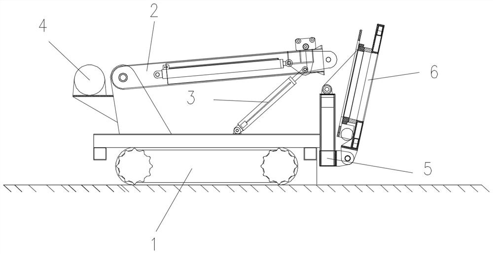 Tube drawing bench for construction in underground narrow space and construction method