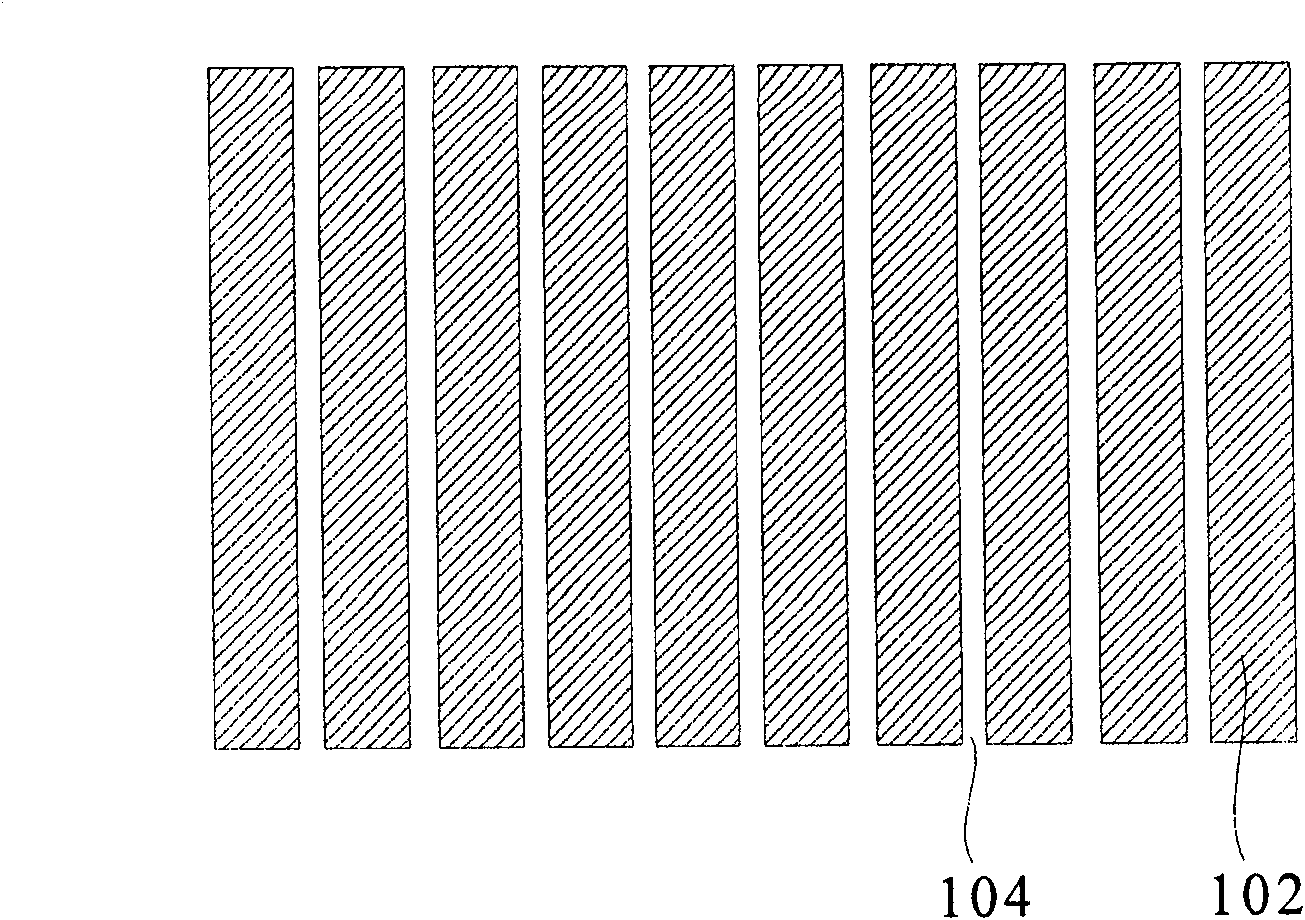 Shallow ditch groove separation process monitoring domain and monitoring method