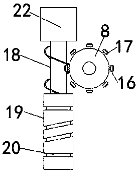 Feeding device for aluminum alloy casting device