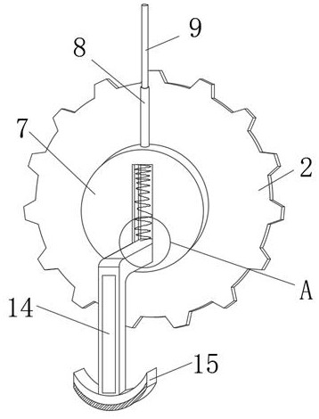 Magnetic drive cutting device for efficiently machining cables