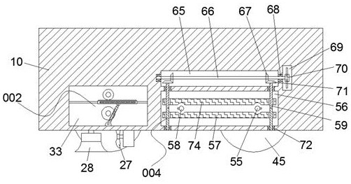 Automatic spraying machine for road fonts and patterns