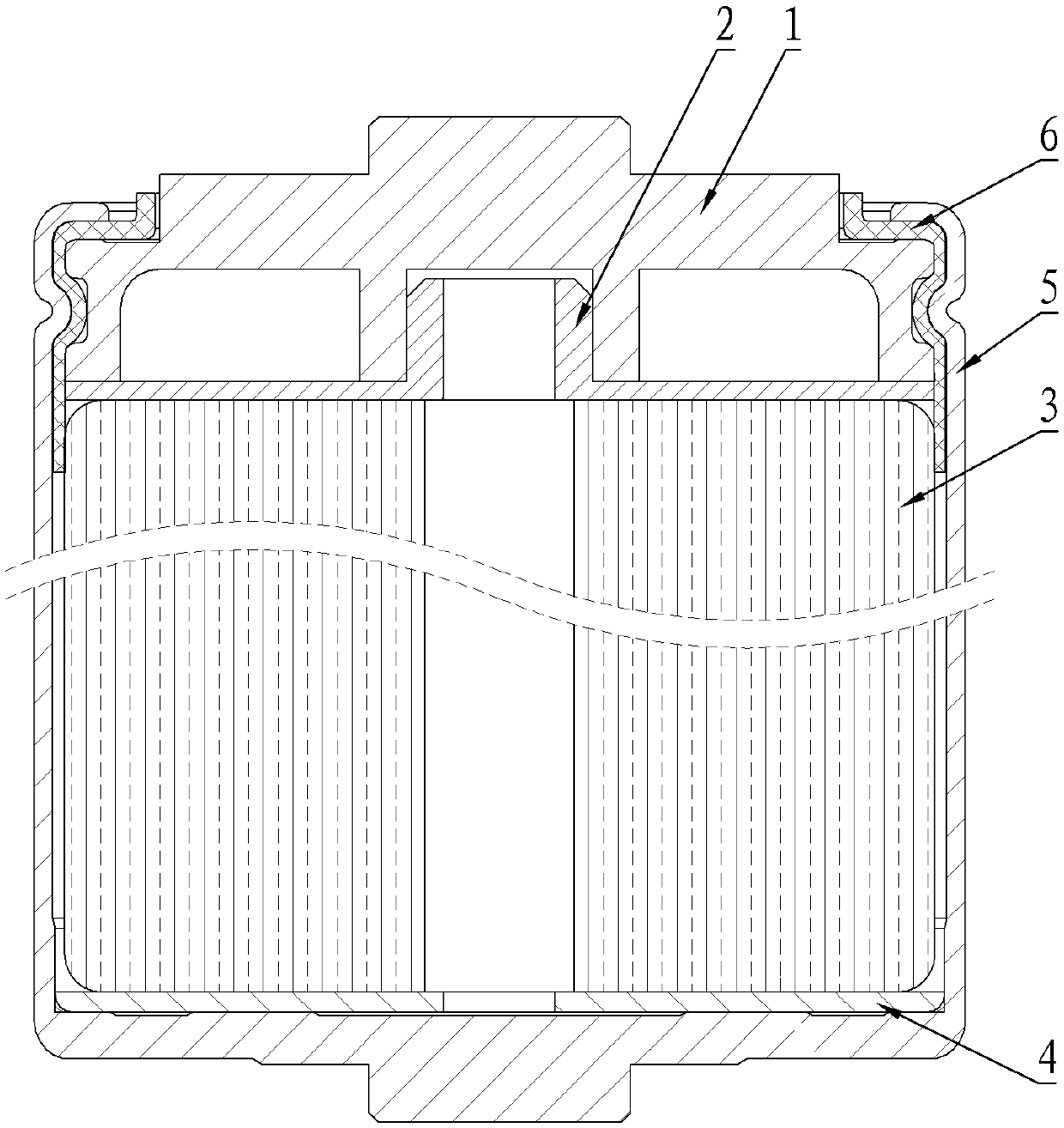 Electrode lead-out structure