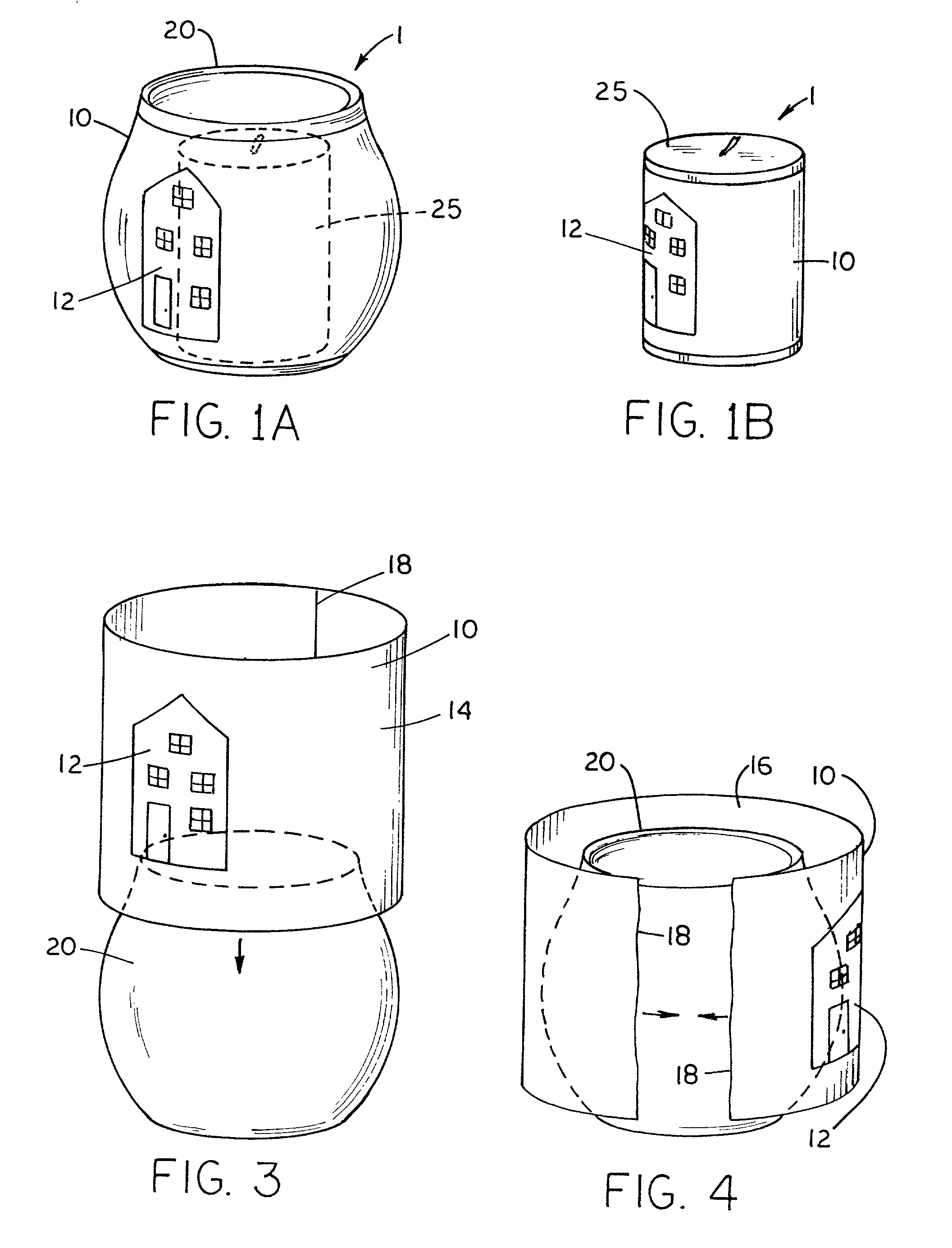 Luminary device with thermochromatic label