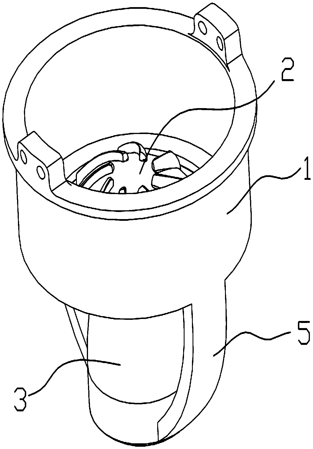 Magnetic suspension floor drain core