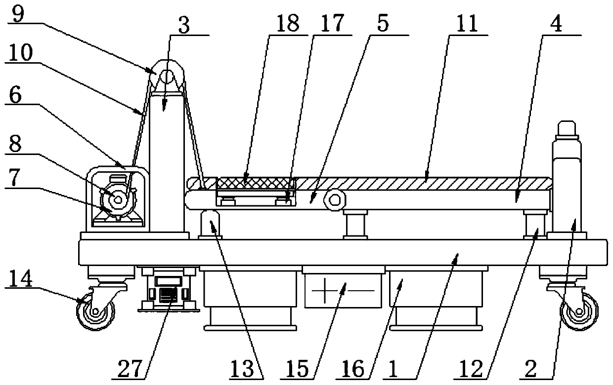 Medical bed for tumor radiotherapy department