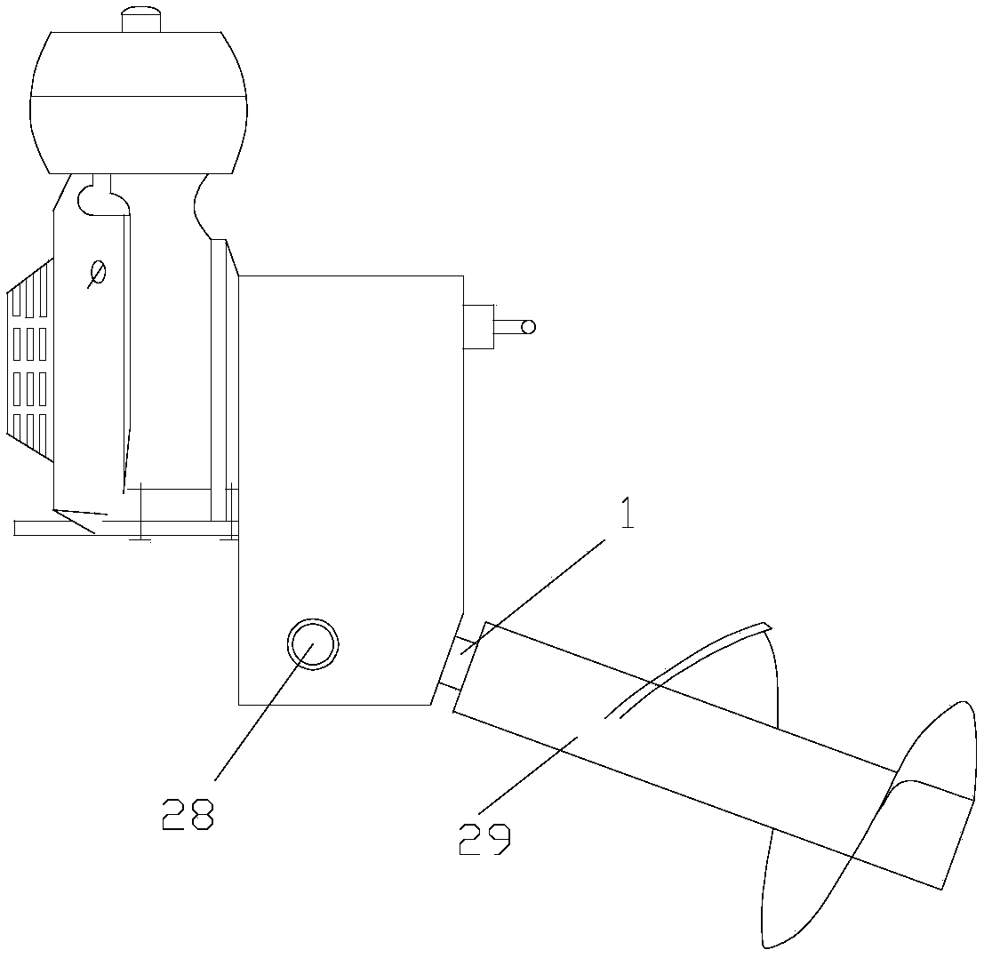 Rotary tiller transmission case