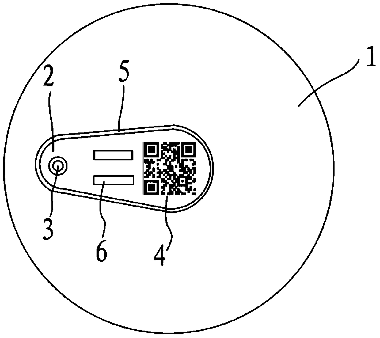 QR code pull tab