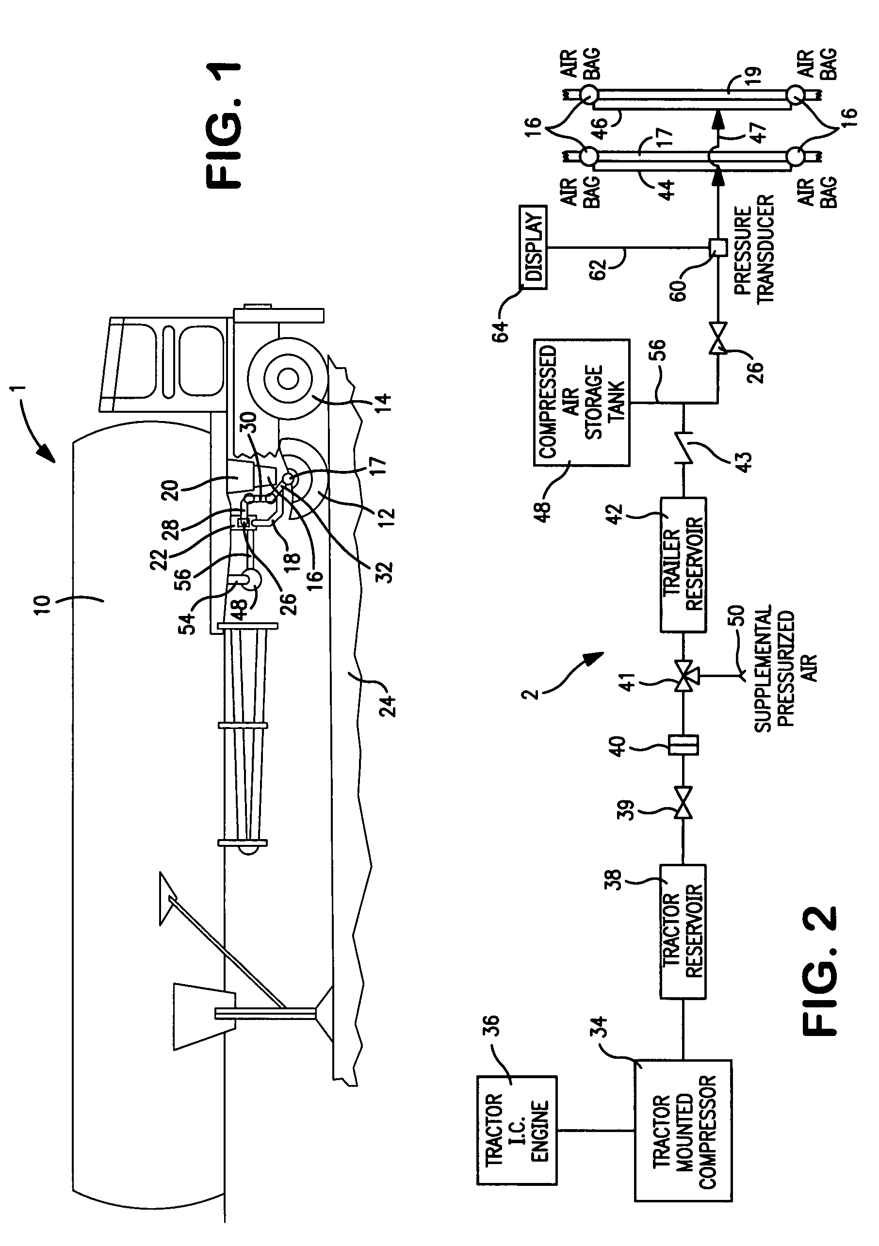 Method of measuring the weight of bulk liquid material within a trailer