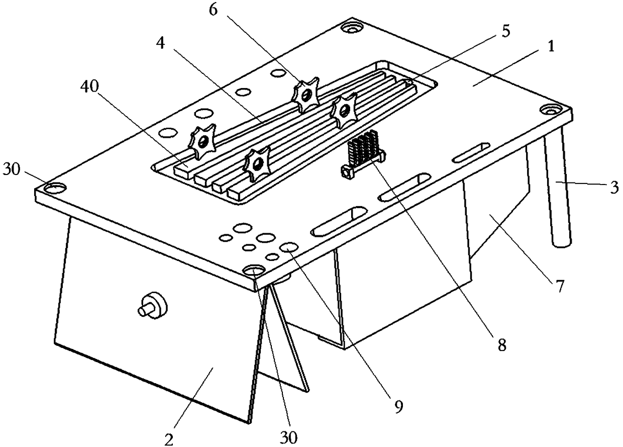 Perfusion dissecting table for small animals