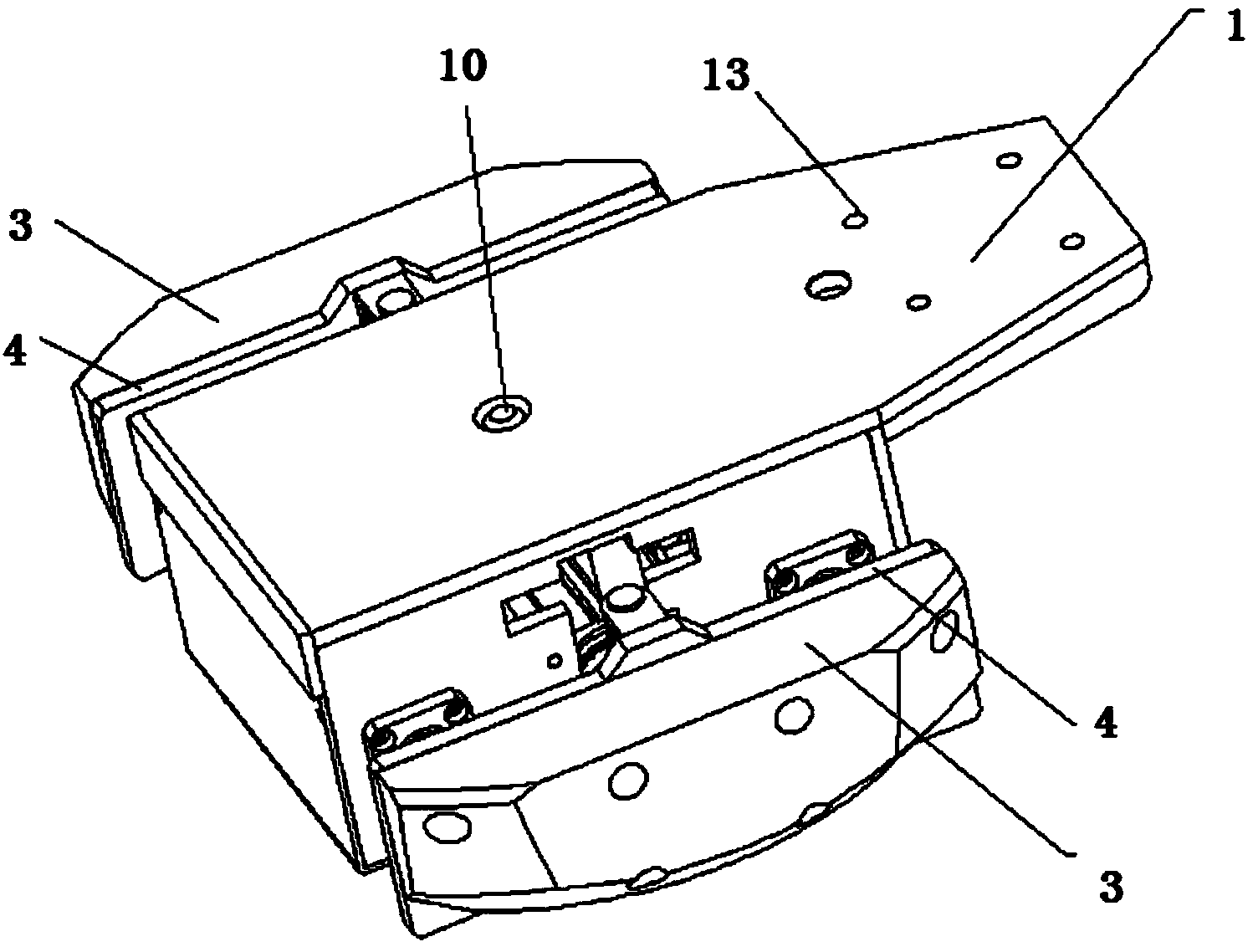 Novel auxiliary clamp for assembling spare wheel