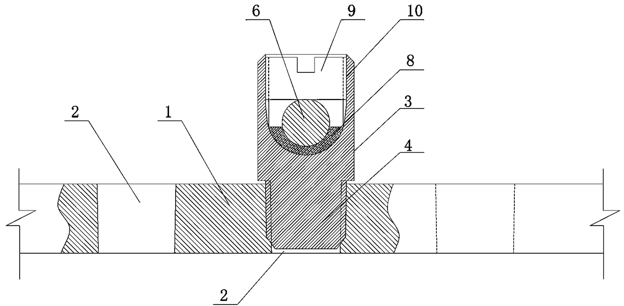 Pelvic fracture operation steel plate interlocking device