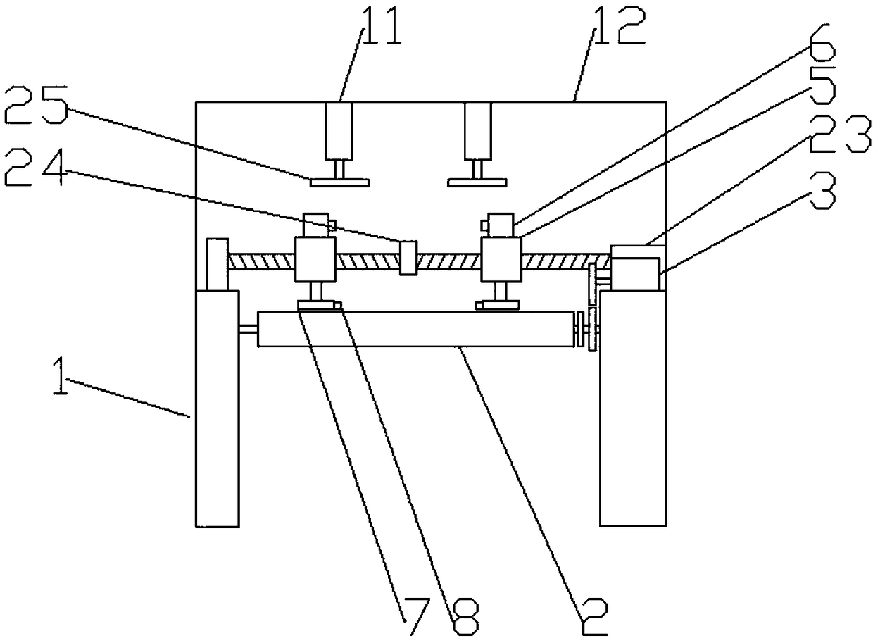 Plate positioning device of plate shearing machine