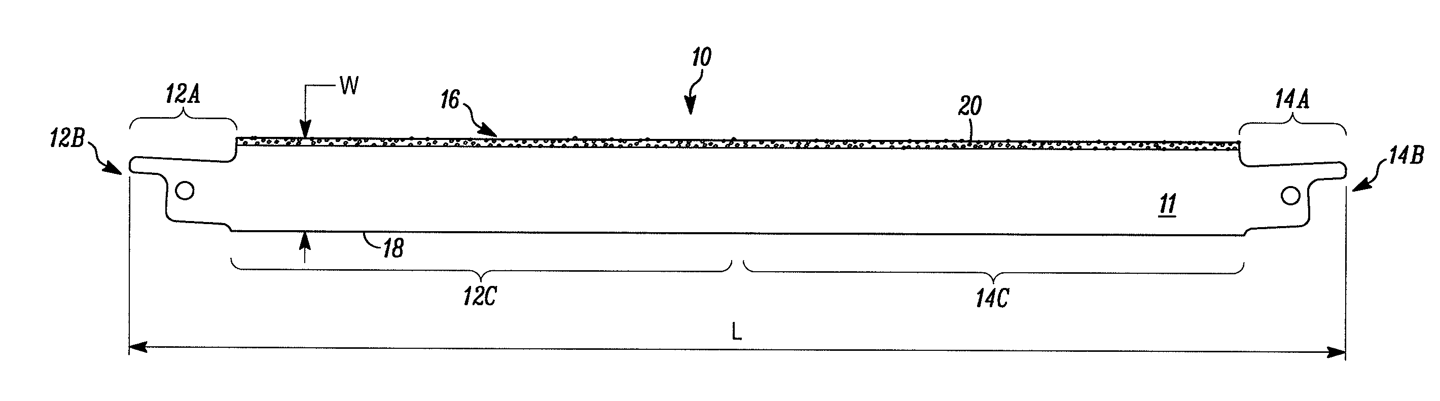 Reciprocating Saw Blade With Tangs On Each End And Related Method