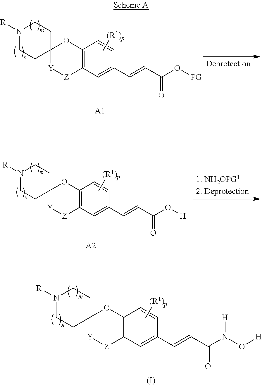 Spirocyclic derivatives as histone deacetylase inhibitors