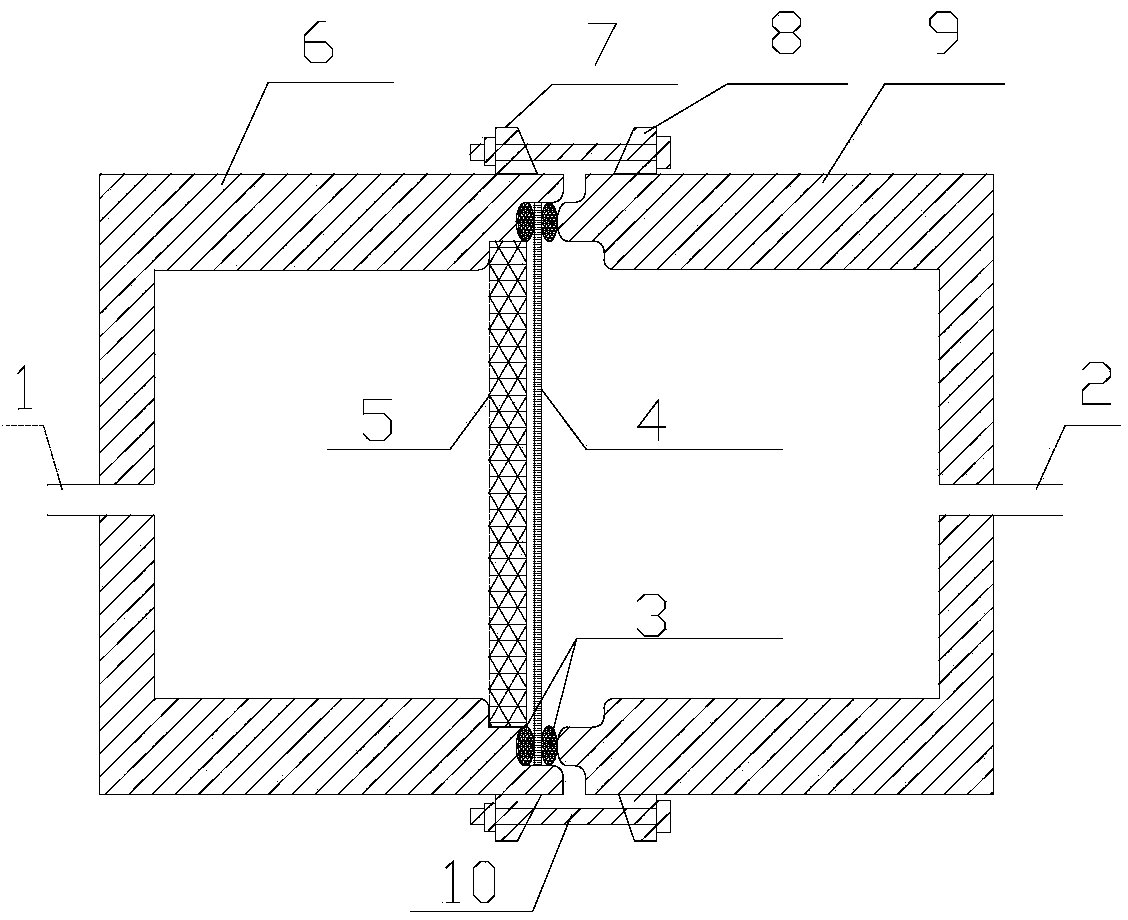 Method and device for measuring air permeability of battery diaphragm