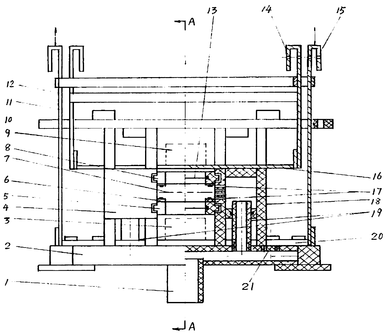 Combined high-speed electroplating shielding device
