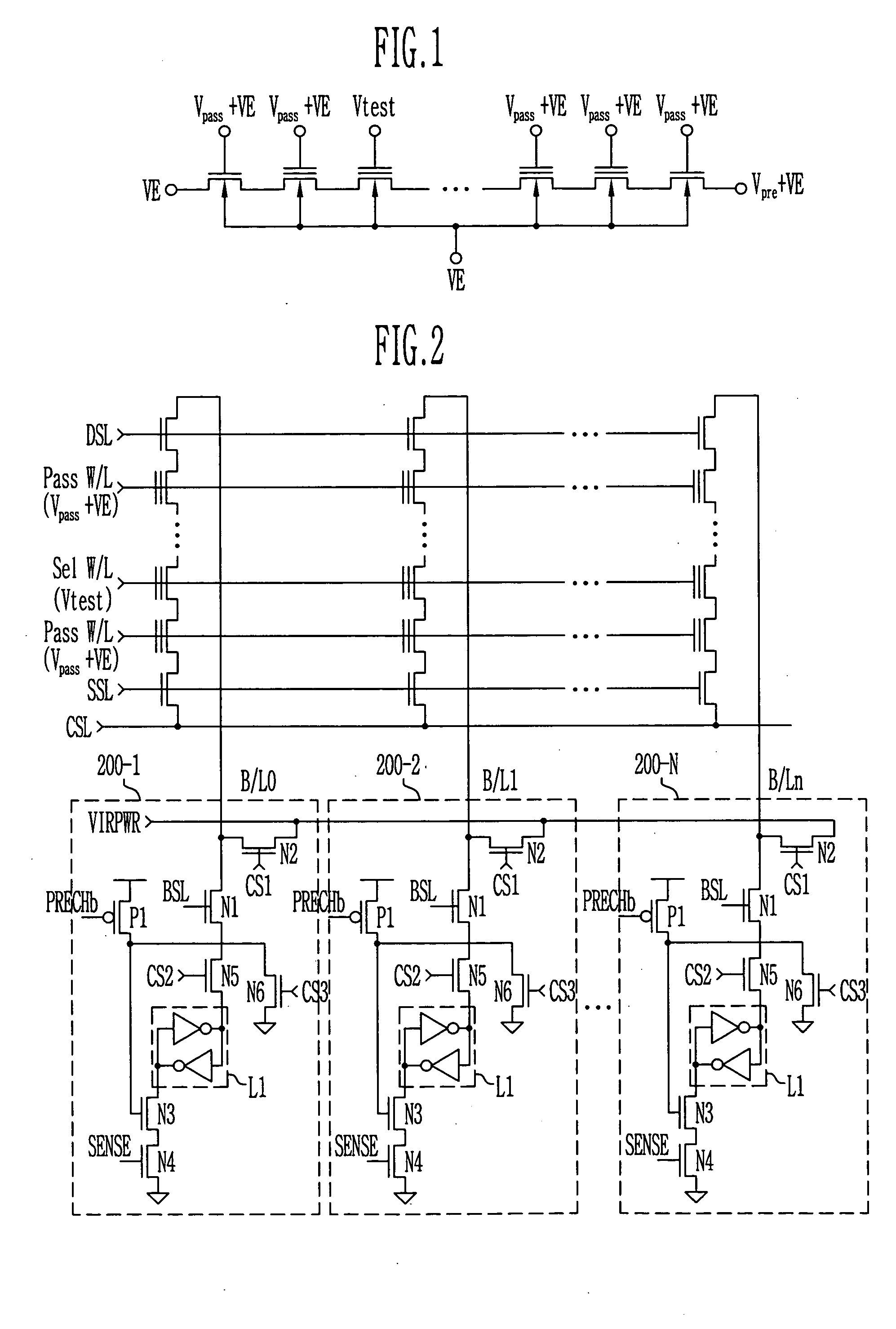 Method of measuring threshold voltage for a NAND flash memory device