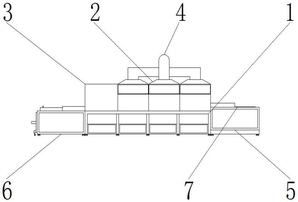 Low-temperature sterilization device for food production