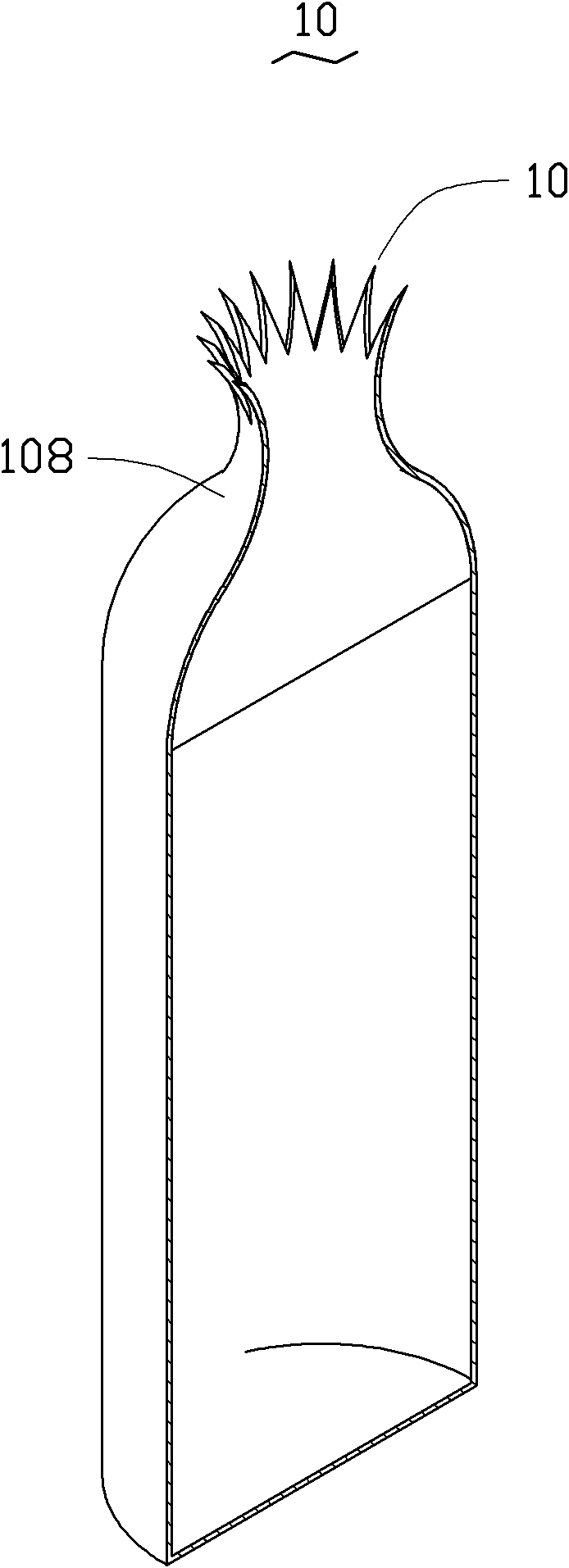 Electron emitter and electron emitting element