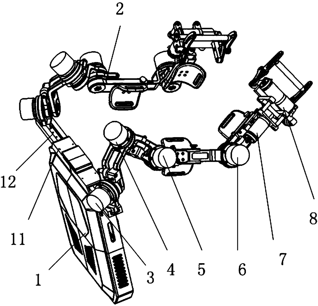 Rehabilitation mechanical arm and rehabilitation robot