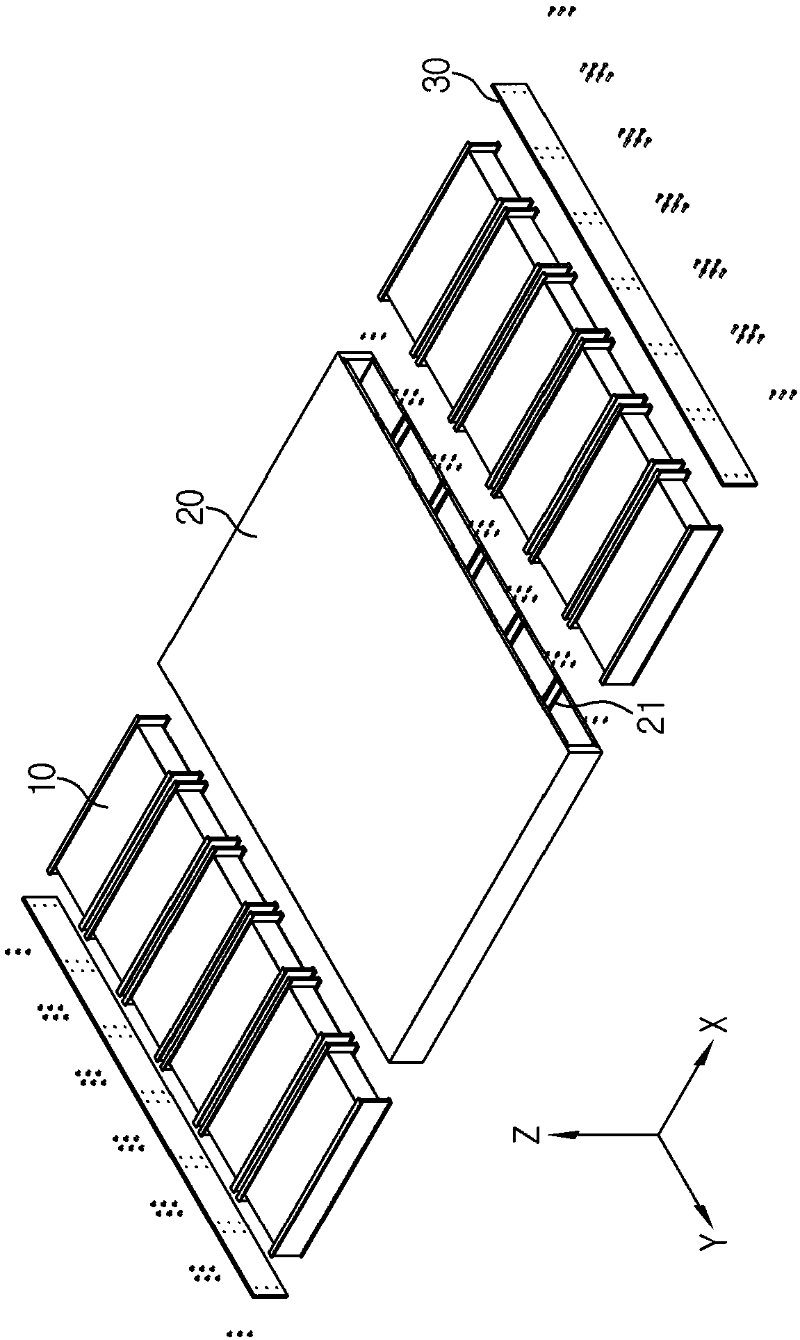 Drawer type battery pack