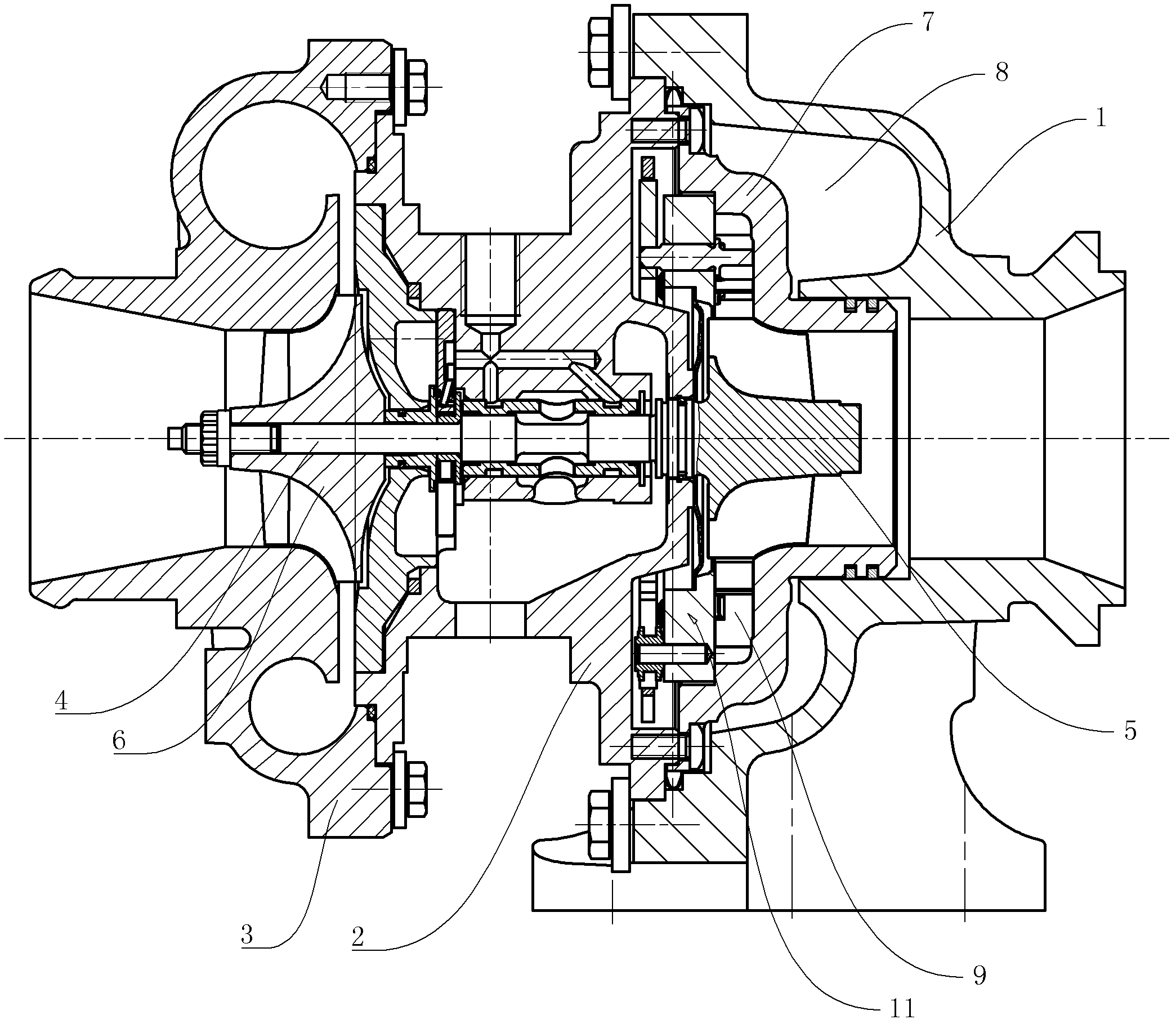 Electrically controlled variable geometrical turbocharger
