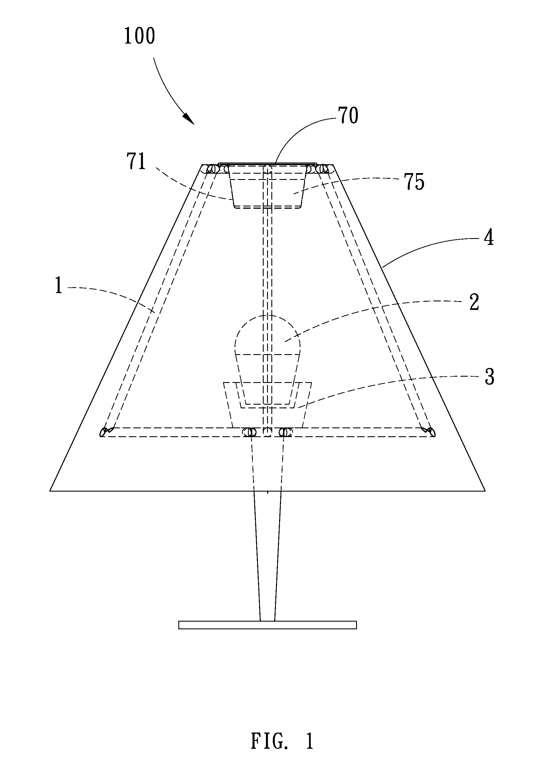 System having a lamp assembled with an aroma capsule that disperses scent